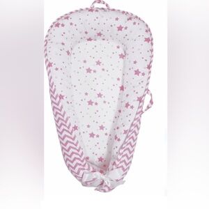 Pink Star and Chevron Baby Nest